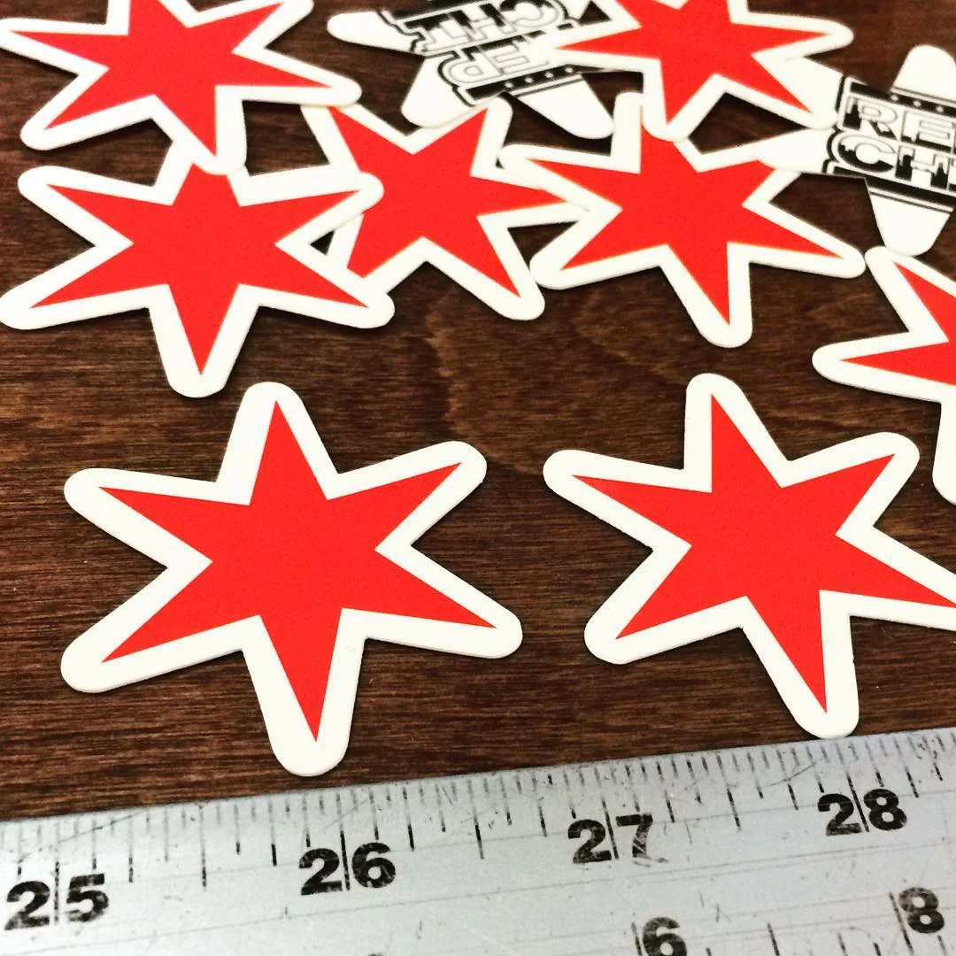 Chicago Star Sticker