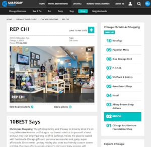  Featured in USAToday's 10Best !
