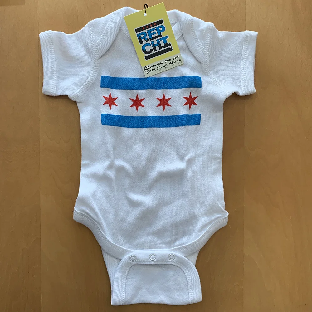 Chicago Flag baby
