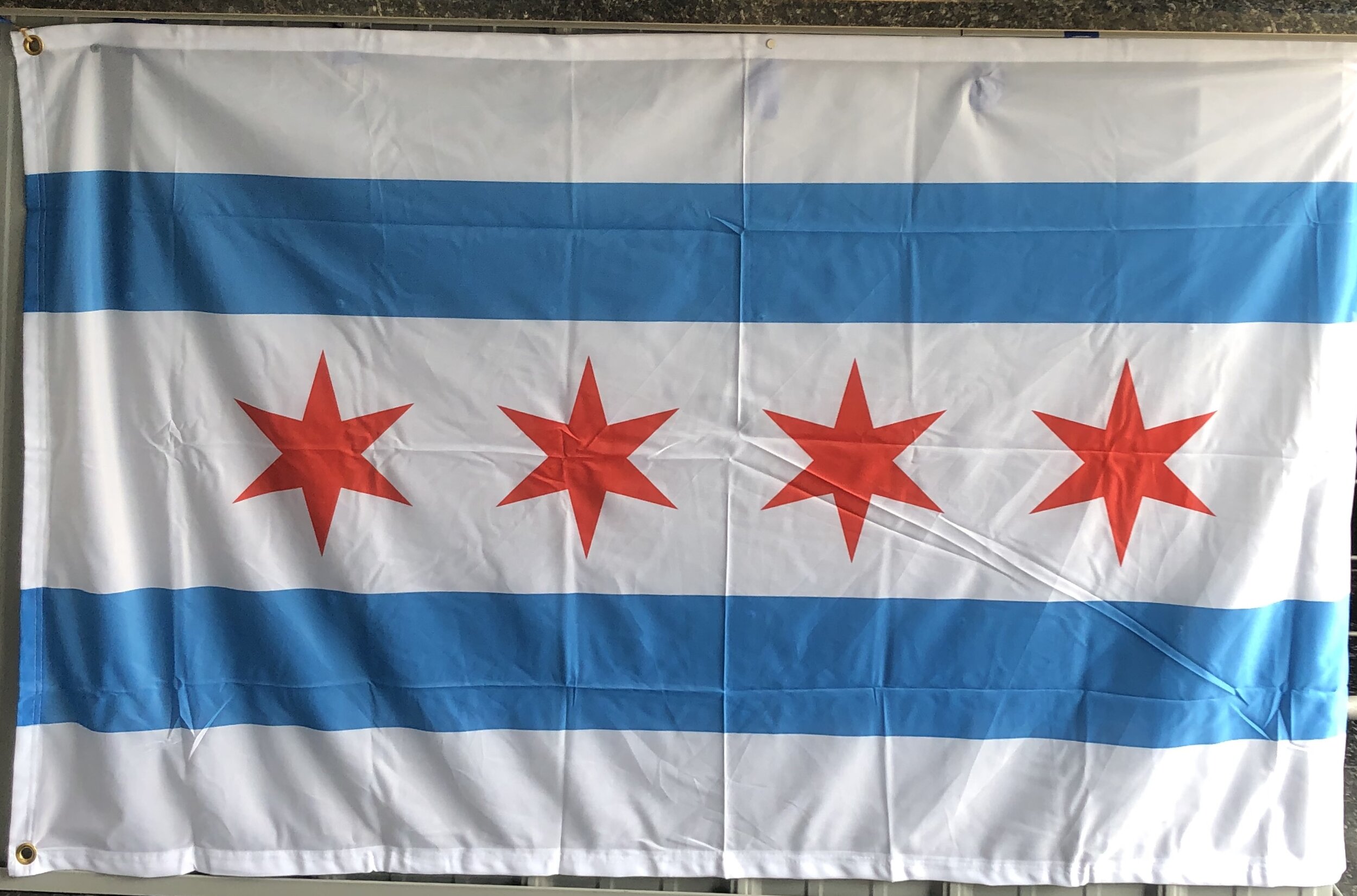 Chicago 2' X 3' Nylon Flag 