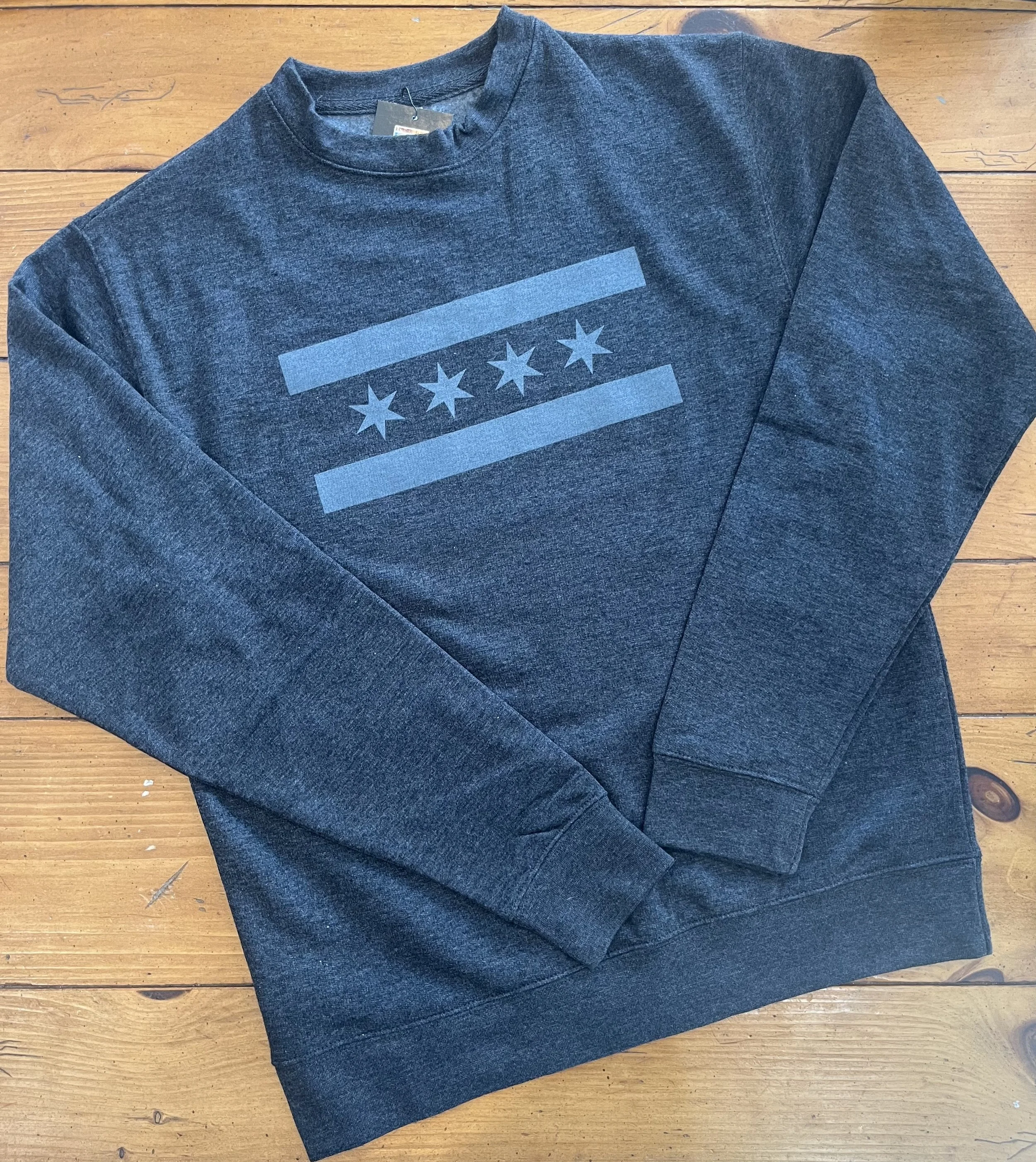 Monochrome Flag Crewneck Sweatshirt