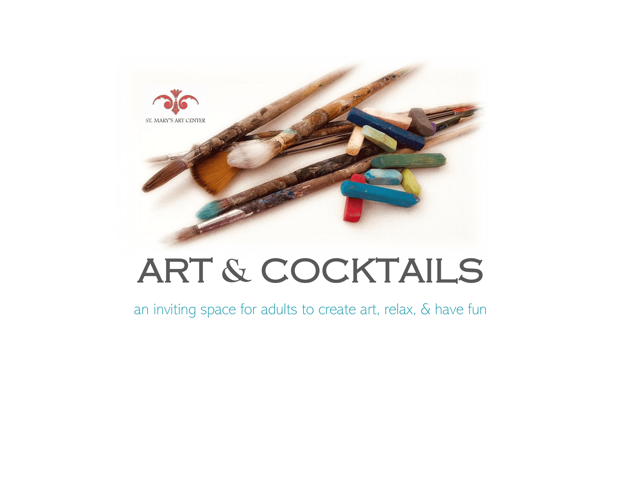 Art &amp; Cocktails Class:  Silk Hoop Painting
