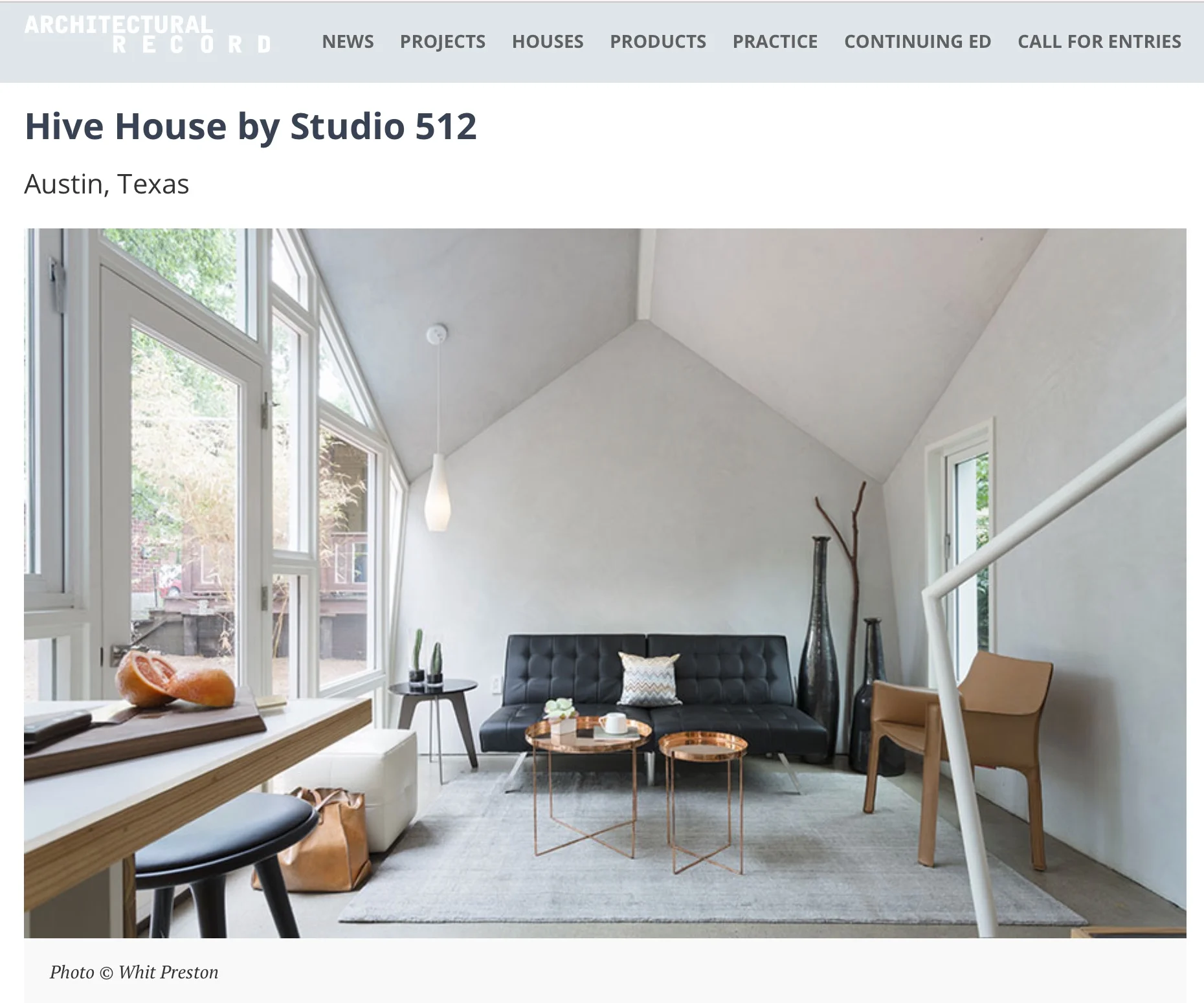  Architectural Record : The Hive 