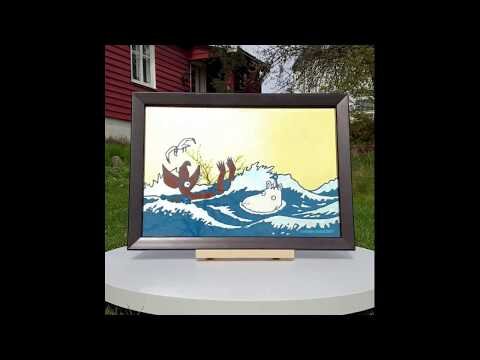 Moomin Gold - #OurSea campaign gold mirror "At sea"