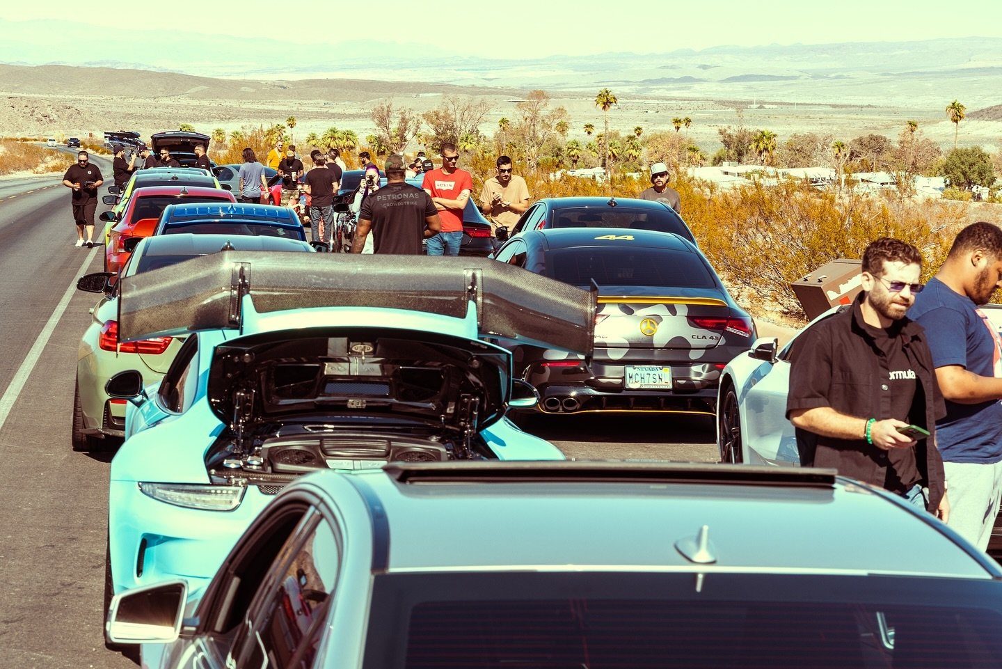 @drvn_motor_club Sunday cruise, headed to @resortsworldlv for that F1 preview