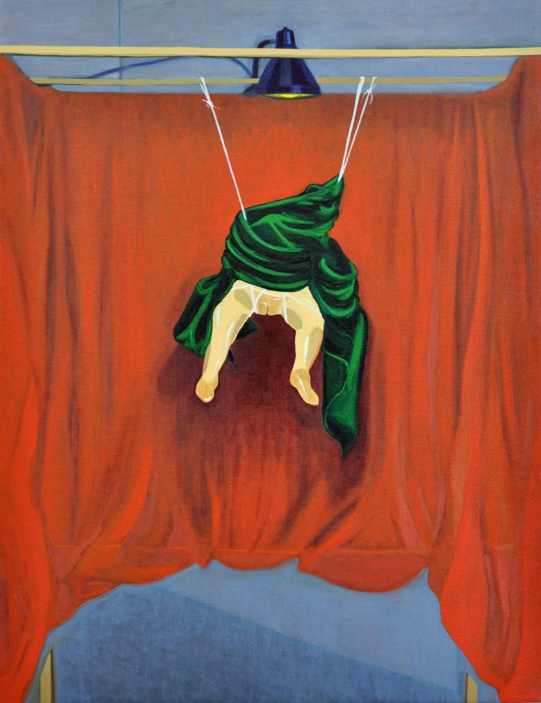 Strung Up in Green Silk