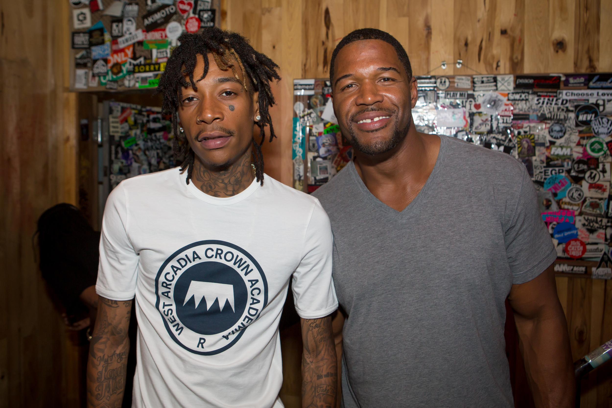 Wiz Khalifa & Michael Strahan