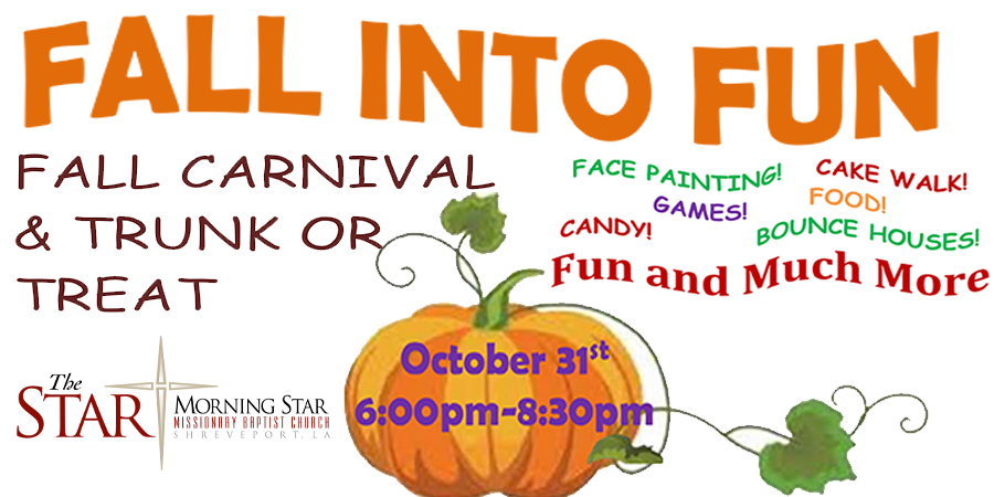 Fall Carnival and Trunk or Treat