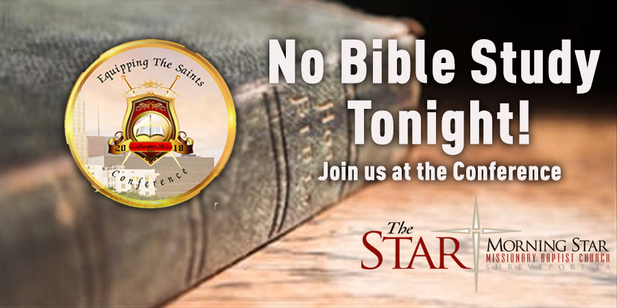 No Bible Study Tonight (YAMS)
