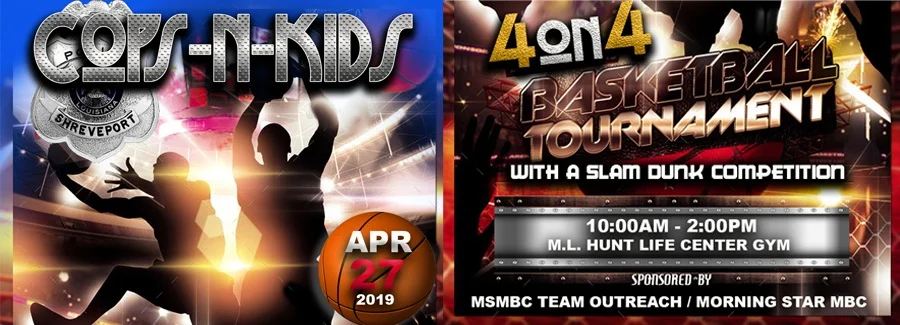 COPS AND KIDS  4 on 4 BASKETBALL