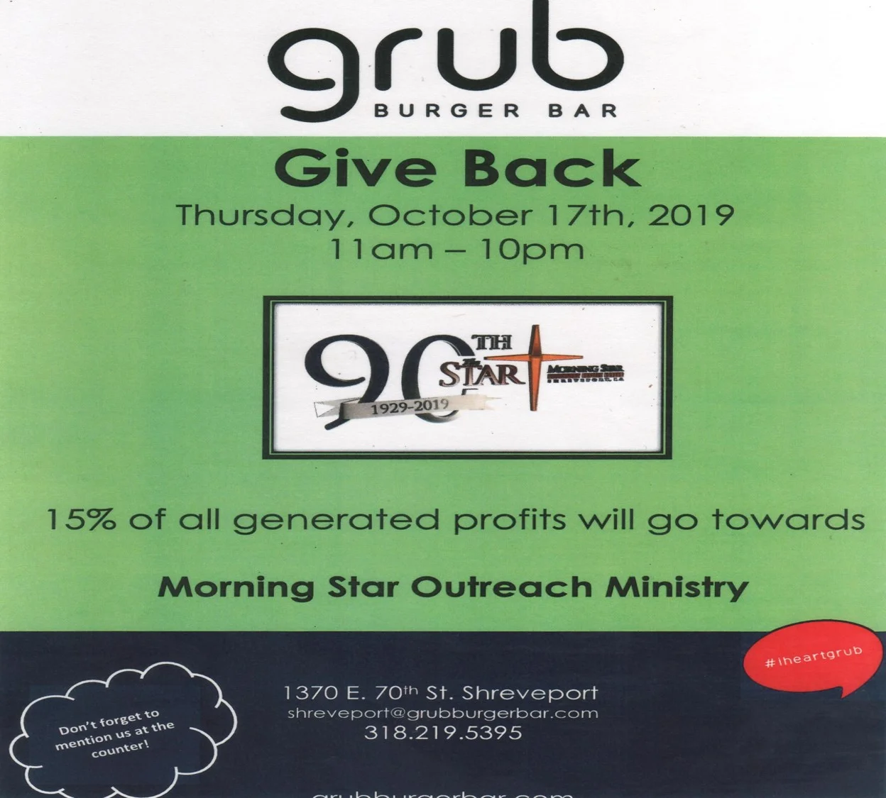 Grub Give Back