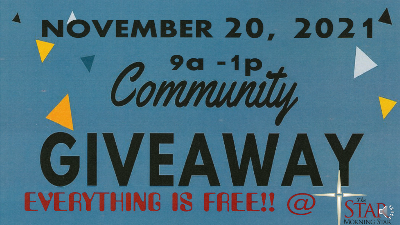 Community Giveaway