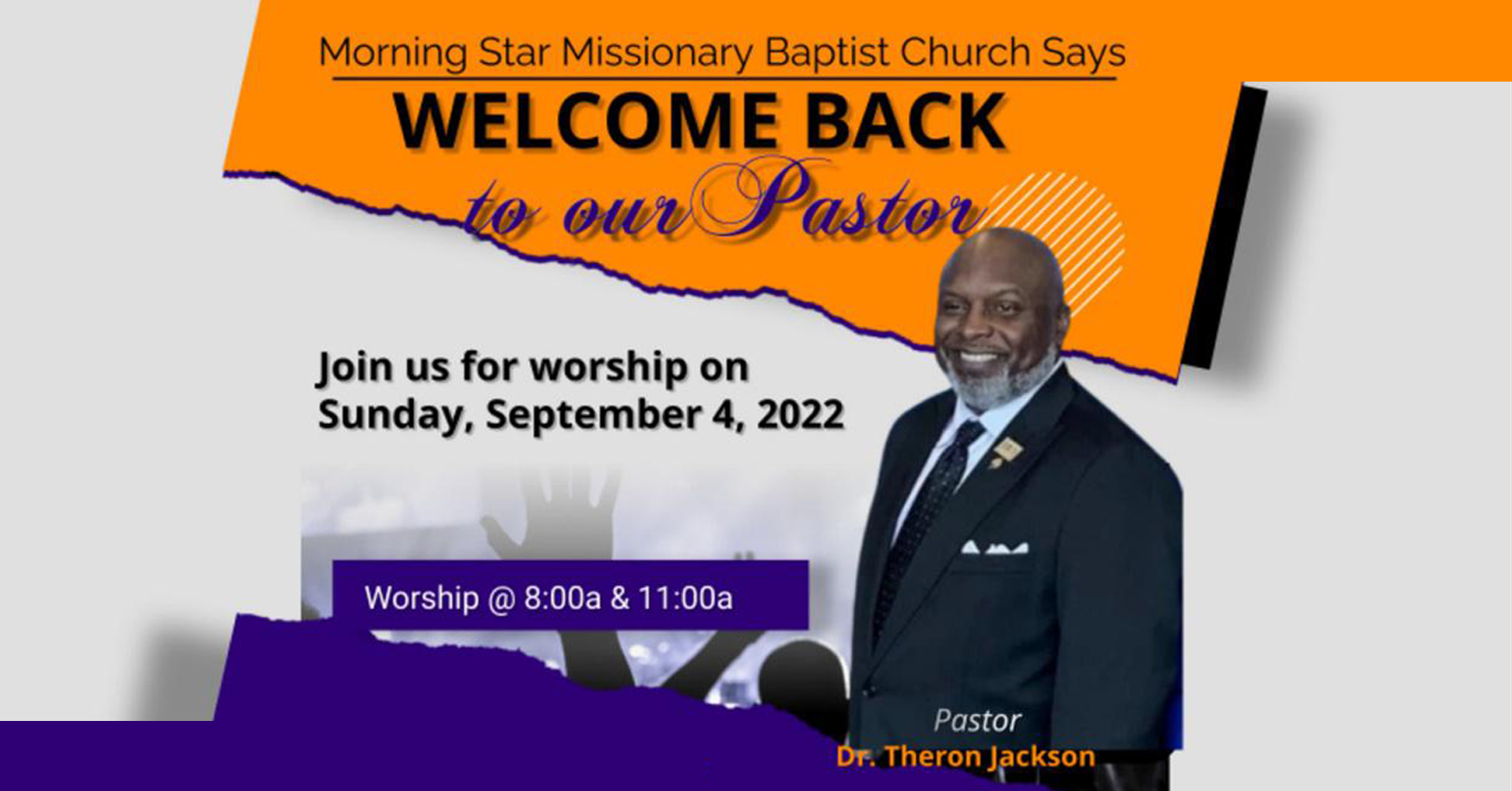Pastor Jackson's Return Sunday (Copy)