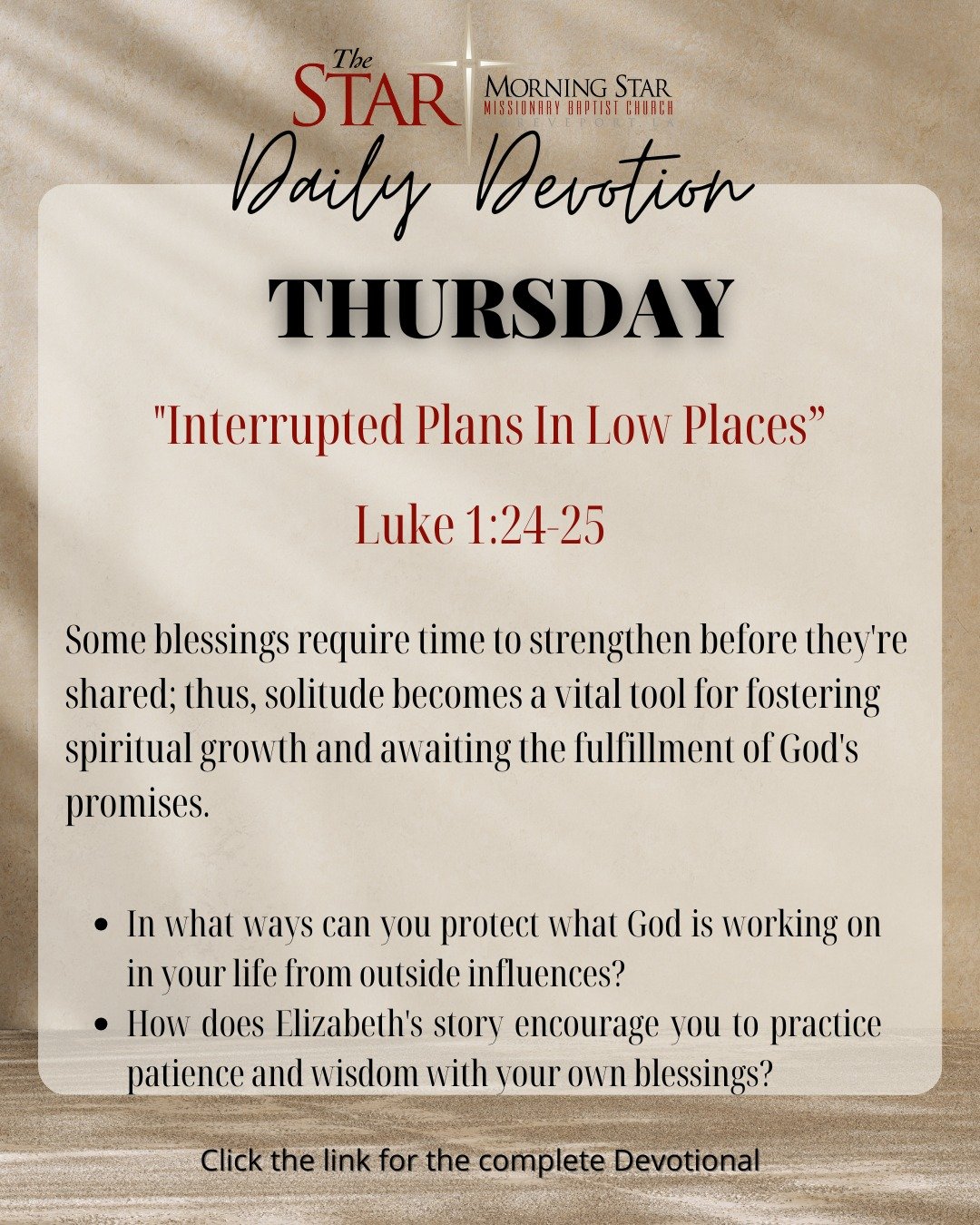 The Power of Promise
Post: 🌟 &quot;Day 4: The Power of Promise. God's promises are true and everlasting. Which promise are you holding onto today? #PowerOfPromise #FaithfulGod&quot;