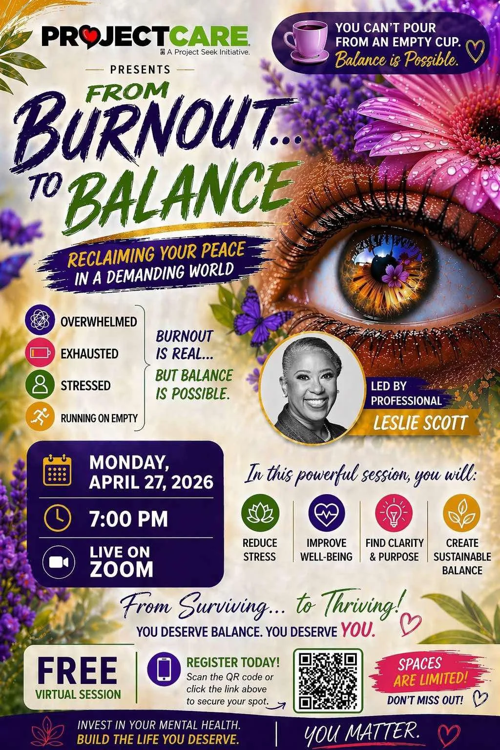 If "I'm just tired" has been your go to, but you know it's deeper than that...feeling irritable, anxious, snapping more, overwhelmed...like you're running on empty...you may be headed toward burnout and that constant push and pull will catc