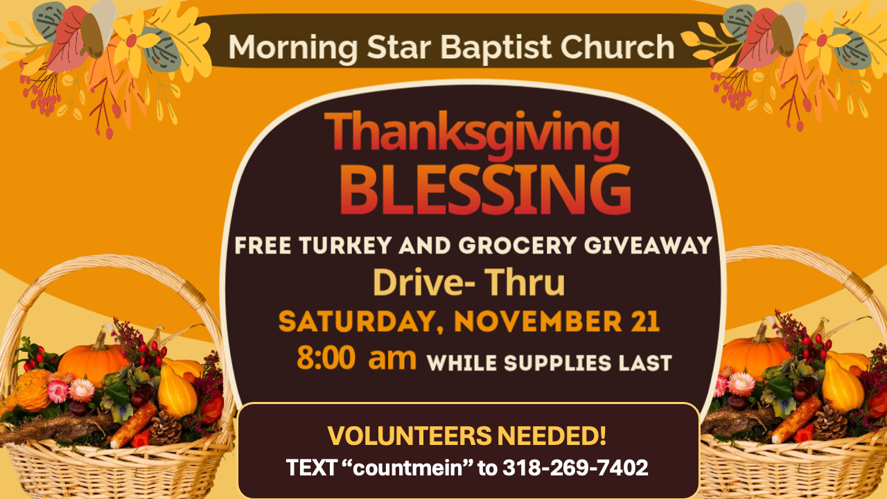 Thanksgiving Blessing at Morning Star