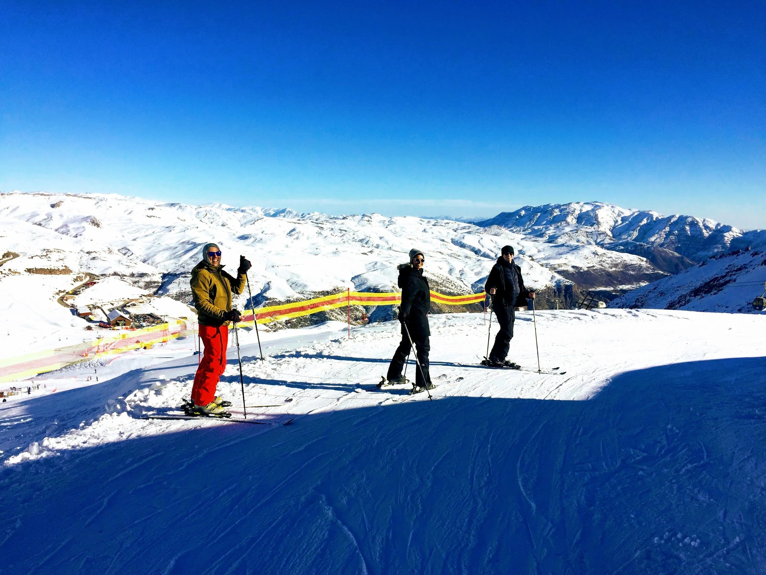 Skiing at Valle Nevado