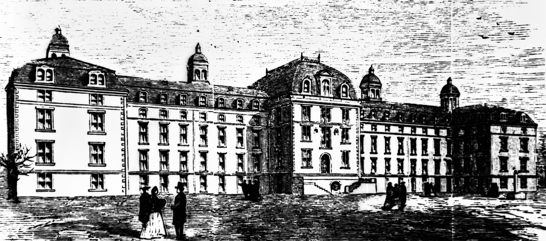Architectural rendering of the City Hospital, Library of Congress