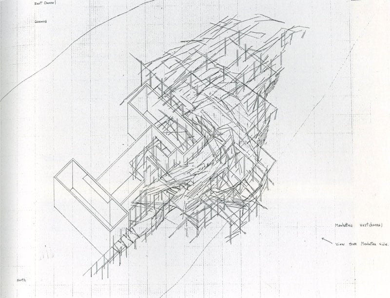 Architectural rendering by Tadashi Kawamata