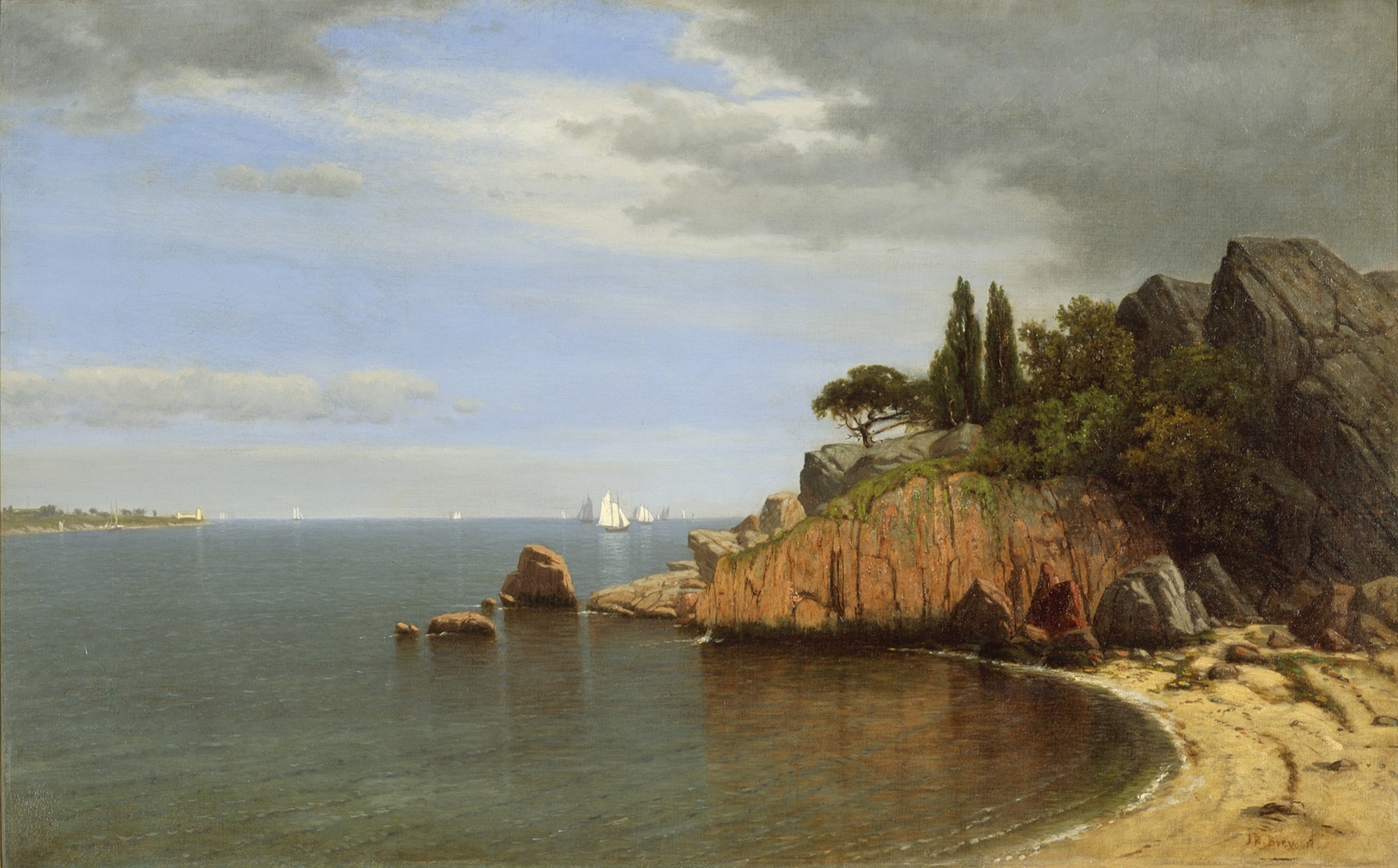 Inside Eastern Point, Glouchester Bay , James Renwick Brevoort
