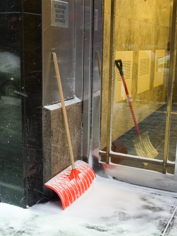 Snow Shovels, 160 Broadway, New York 2010