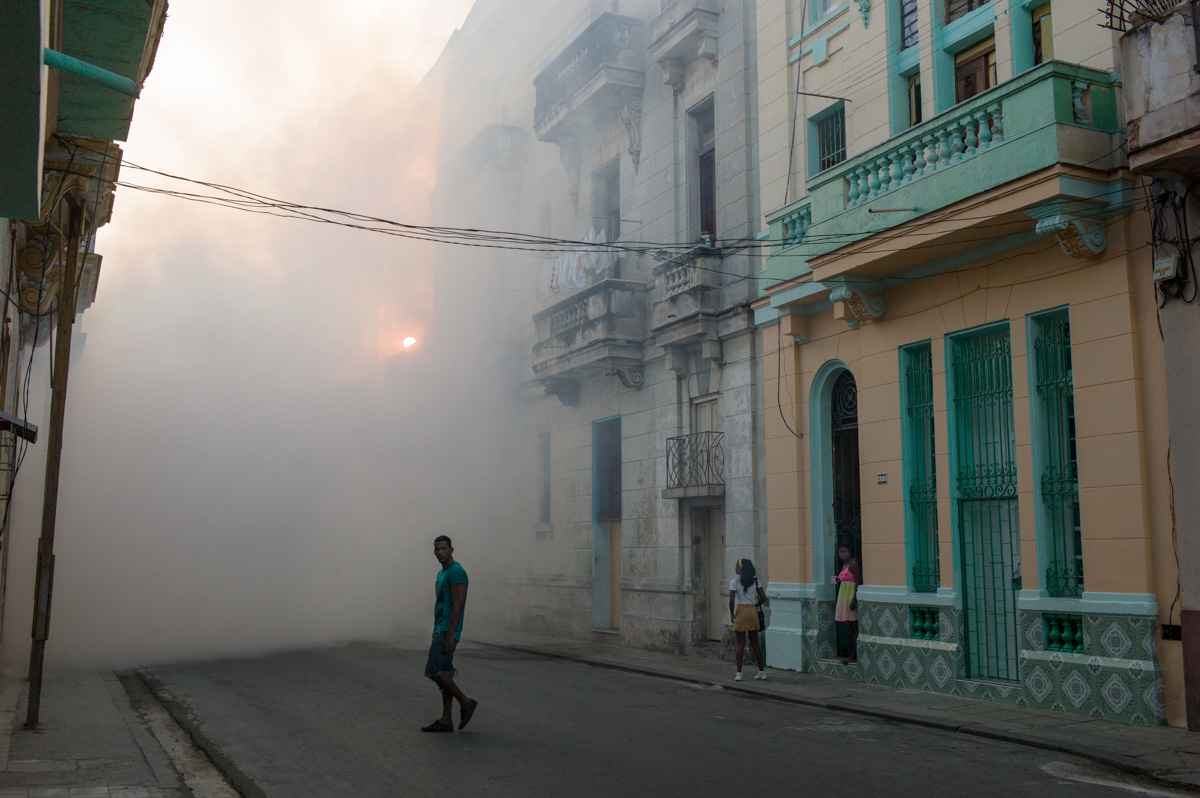 Fumigation, Havana, March 2016