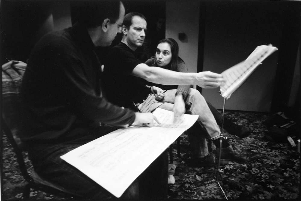 Pianist Aaron Shorr & composers Nigel Clark and Sidika Özdil, Ankara, 2003