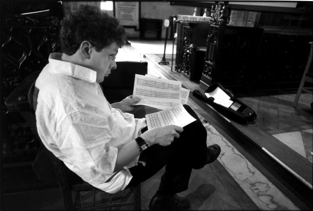 Composer Fabrice Fitch, St. Ives, 2004