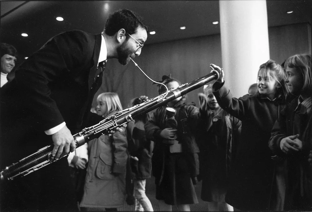 Bassoonist Matthew Karr, 1991