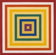 Scramble: Ascending Spectrum/Ascending Yellow Values by Frank Stella