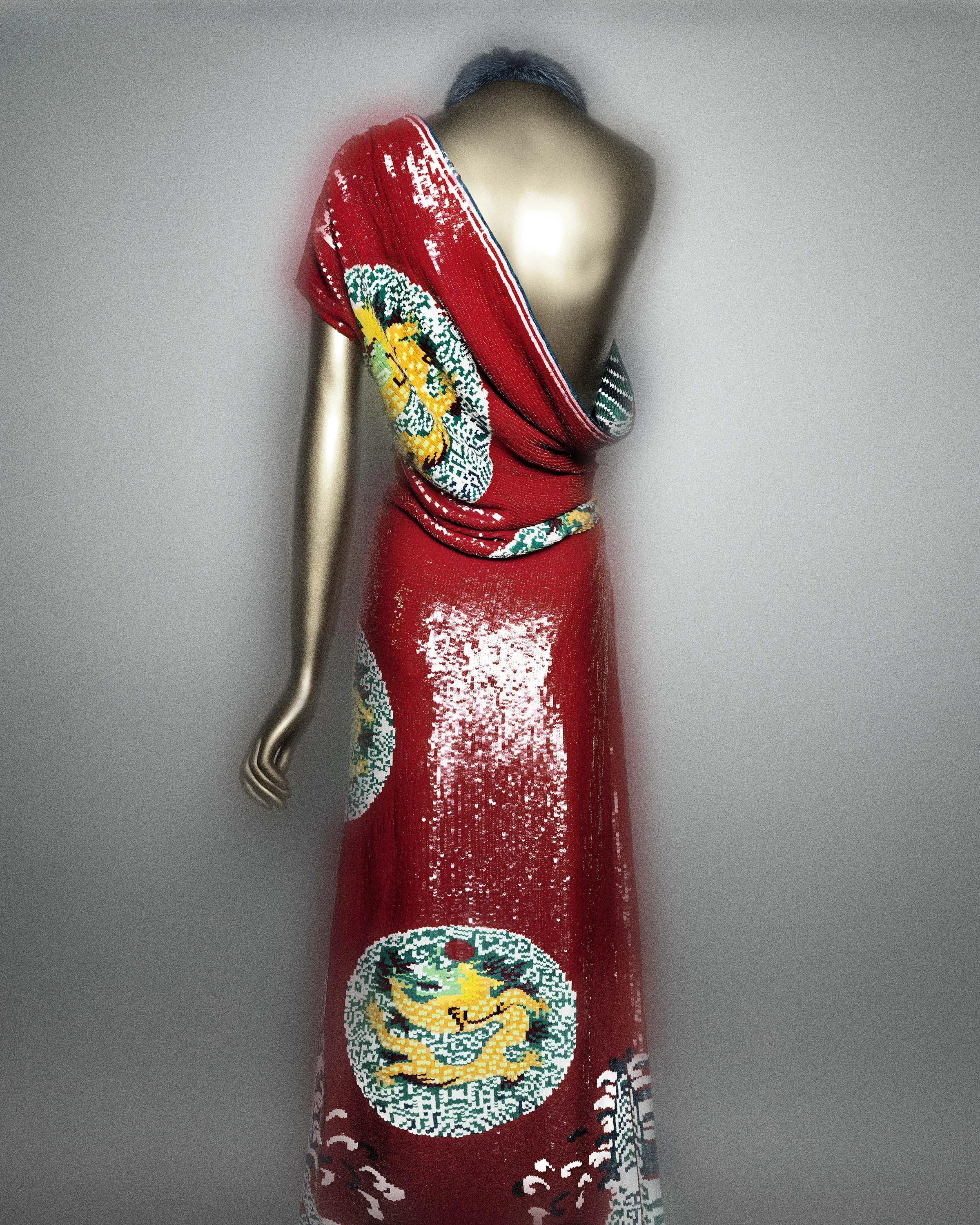 Dress, Tom Ford for Yves Saint Laurent, Fall 2004