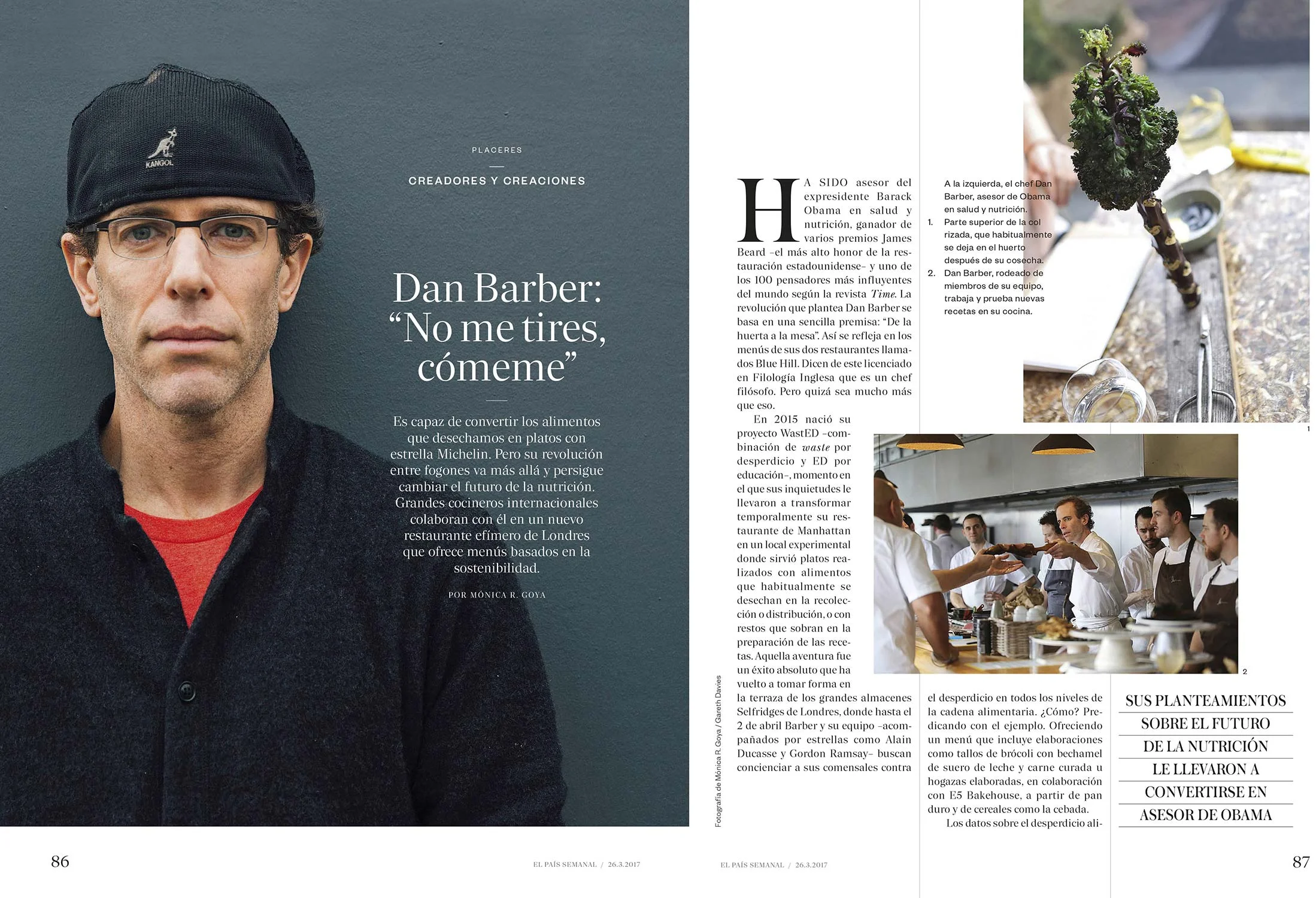Dan Barber - El País Semanal 26/03/2017 - Words & Photography