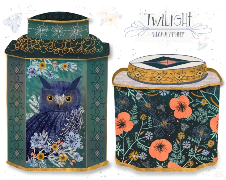 Twilight Tea Tins