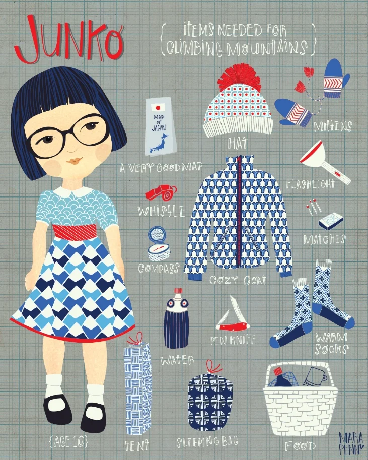 Little Junko Tabei Character
