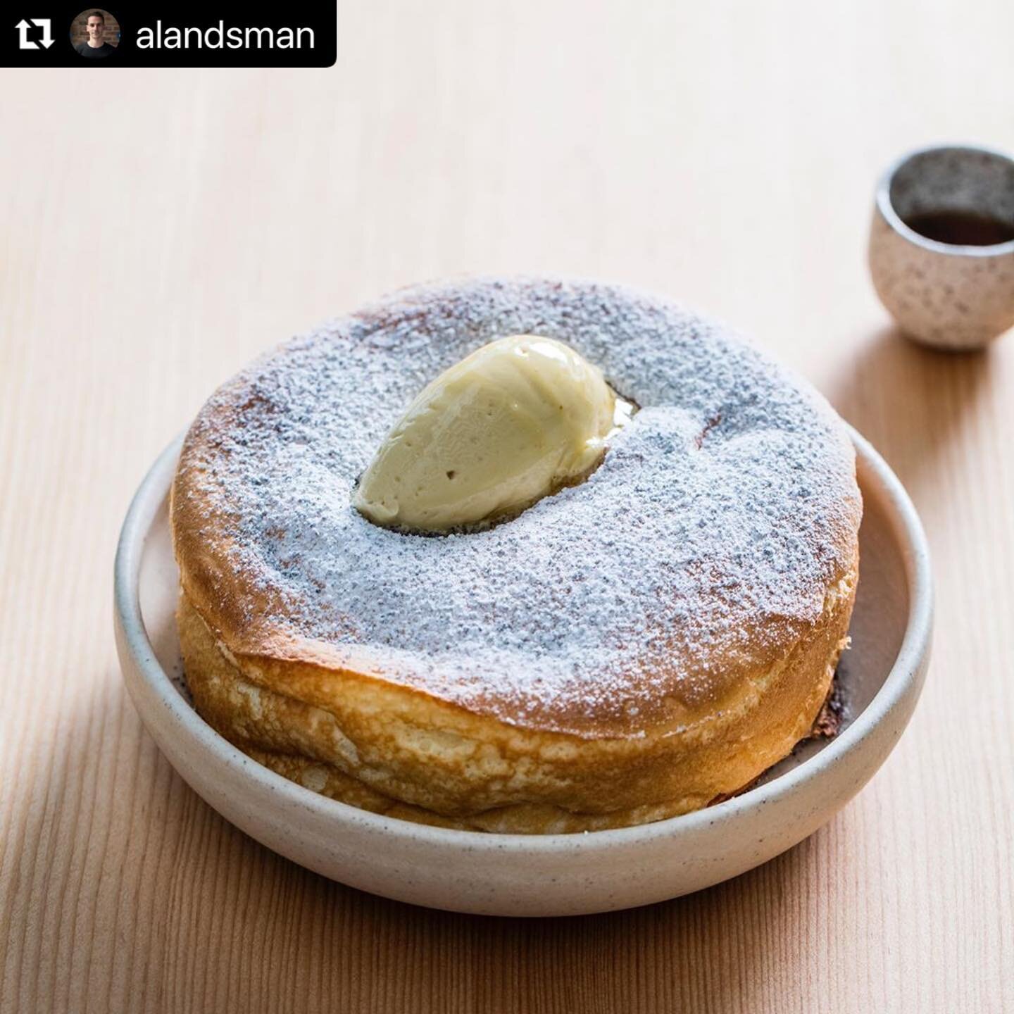 Brunch starts at @thirdsbk tomorrow! Sneaky Pete for VIP friends which is YOU if you&rsquo;re here. Book now on @resy and this hottokekki can be in your belly! 🥞 🇯🇵