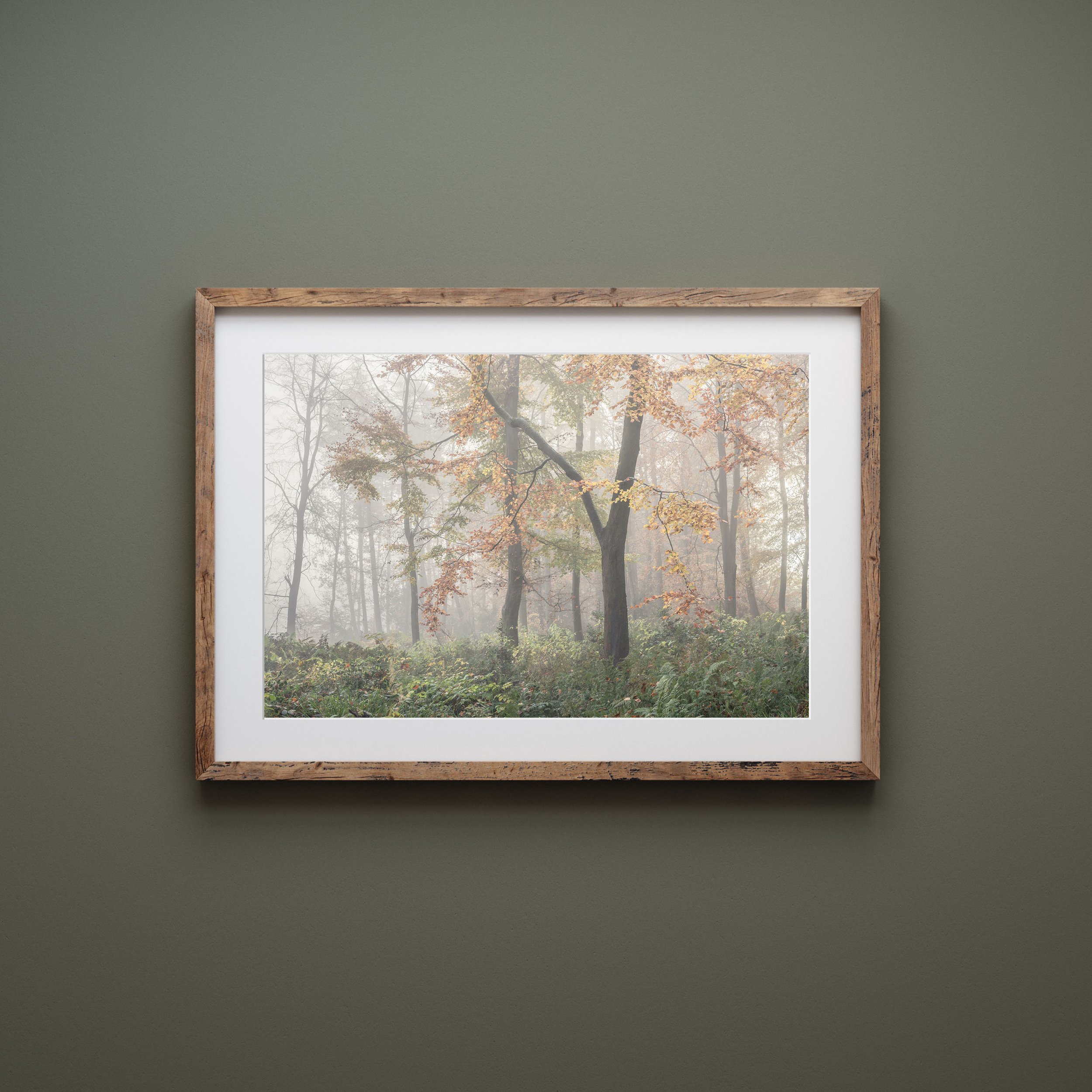 Framed fine art giclee Northumberland landscape print by Pete Wilkinson and The Wynd, Hexham