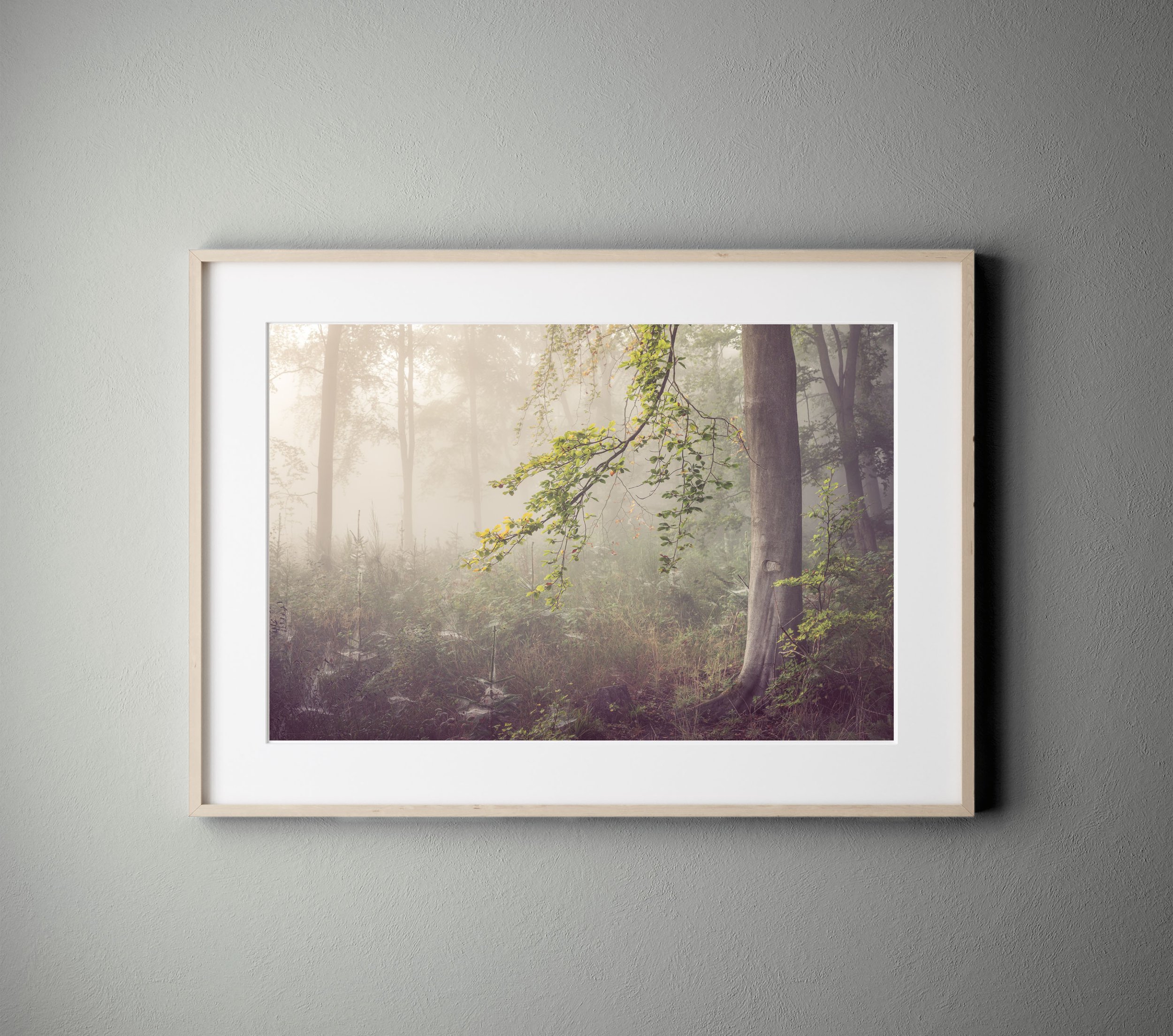 Framed fine art giclee Northumberland landscape print by Pete Wilkinson and The Wynd, Hexham
