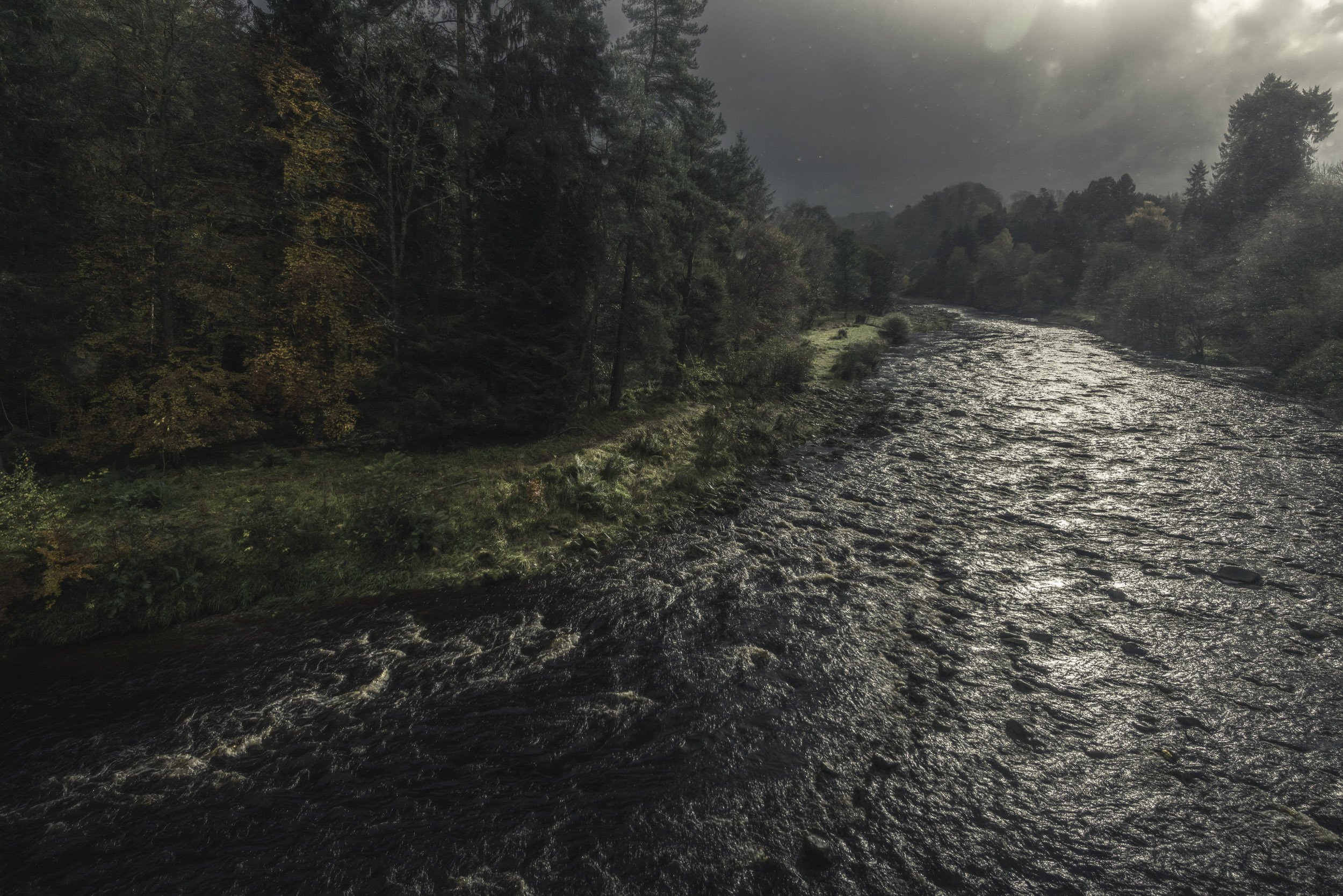 Landscape Photograph of the River Allen in Northumberland and North Pennines