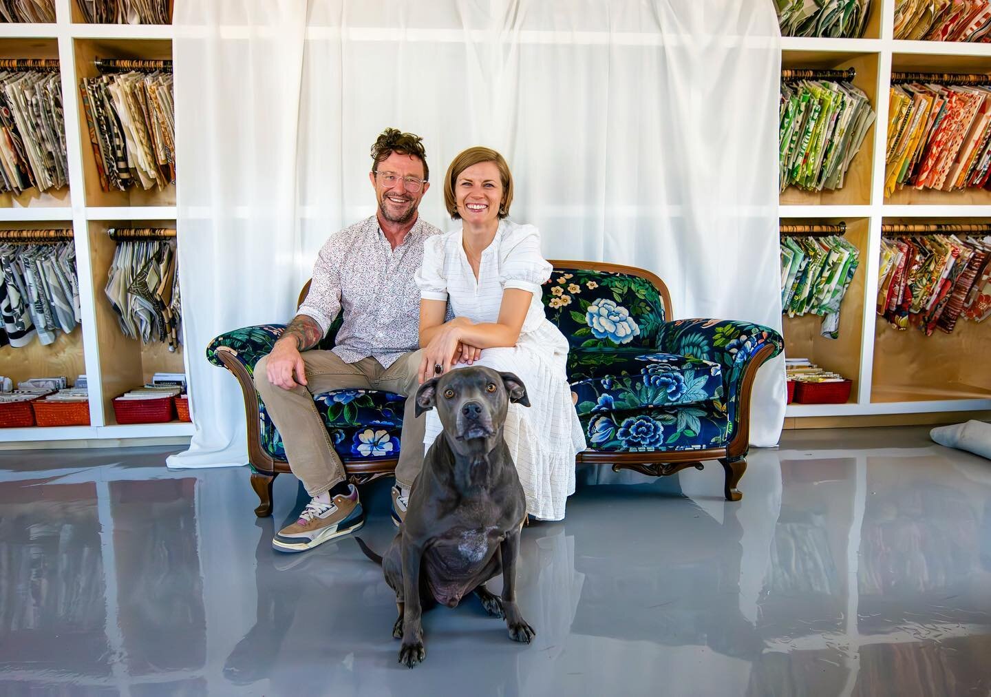 Since taking over Spruce in 2020, Erika and Clint dove right into what makes Spruce so special: Amazing, technical, and expert craftsmanship with an eye for the unique, the quirky, and stylish.
📸 Owners Erika, Clint and their Blue Lacey, Pete 
@spru