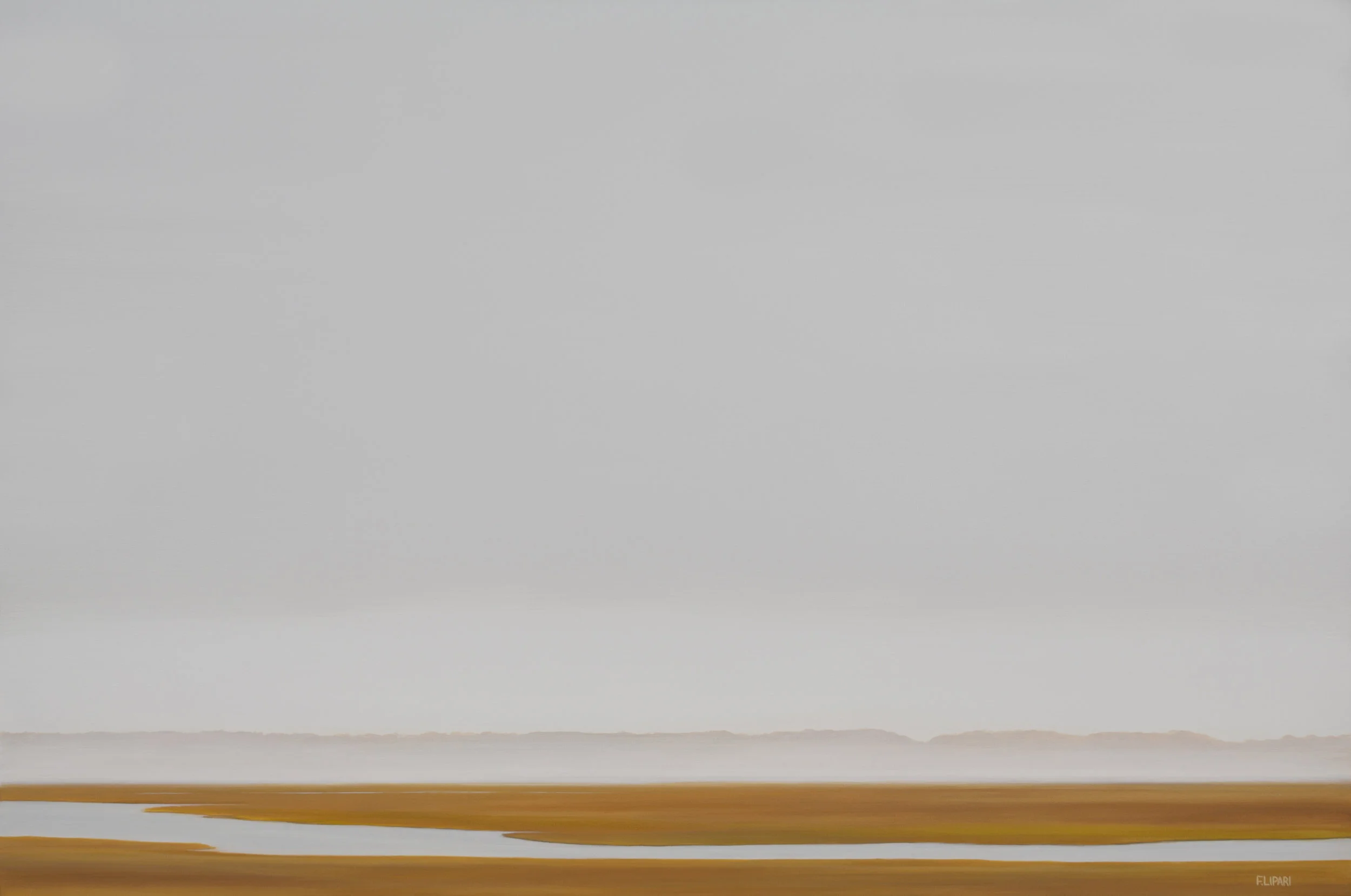 Dead Creek Salt Marsh - Fall | 2019, 40 x 60 Acrylic on canvas