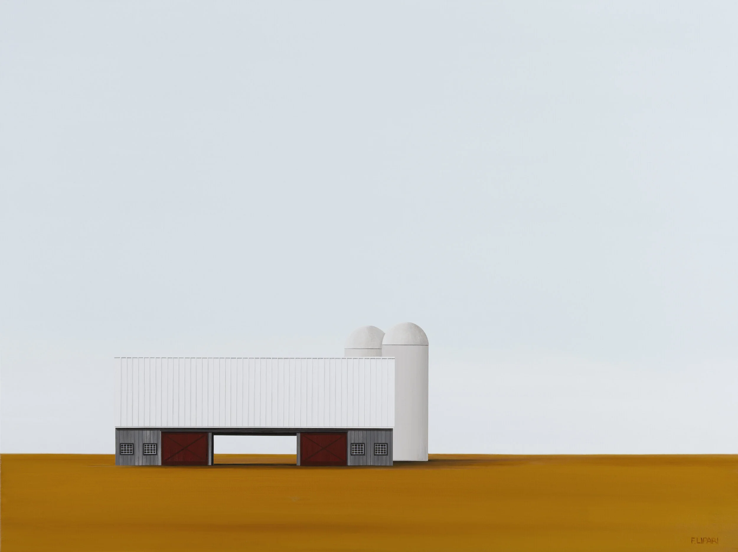   Alone  | 2020, 36 x 48 acrylic and watercolor pencil on canvas. 