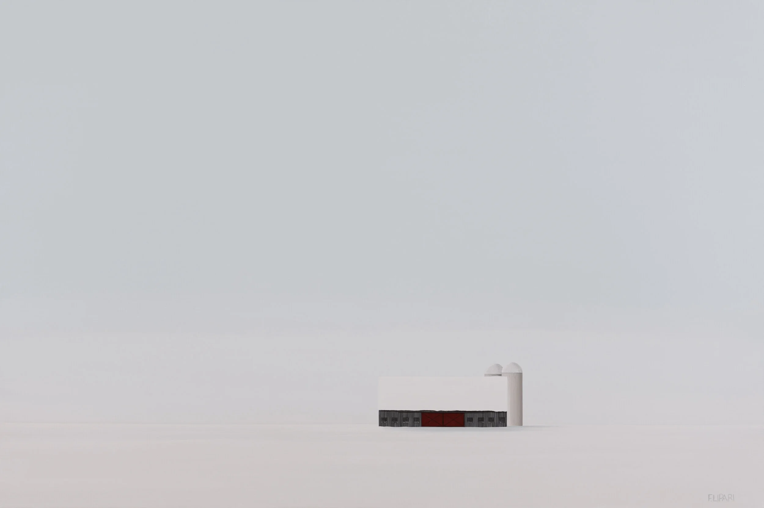   Outlying  | 2020, 36 x 54  acrylic and watercolor on canvas. 