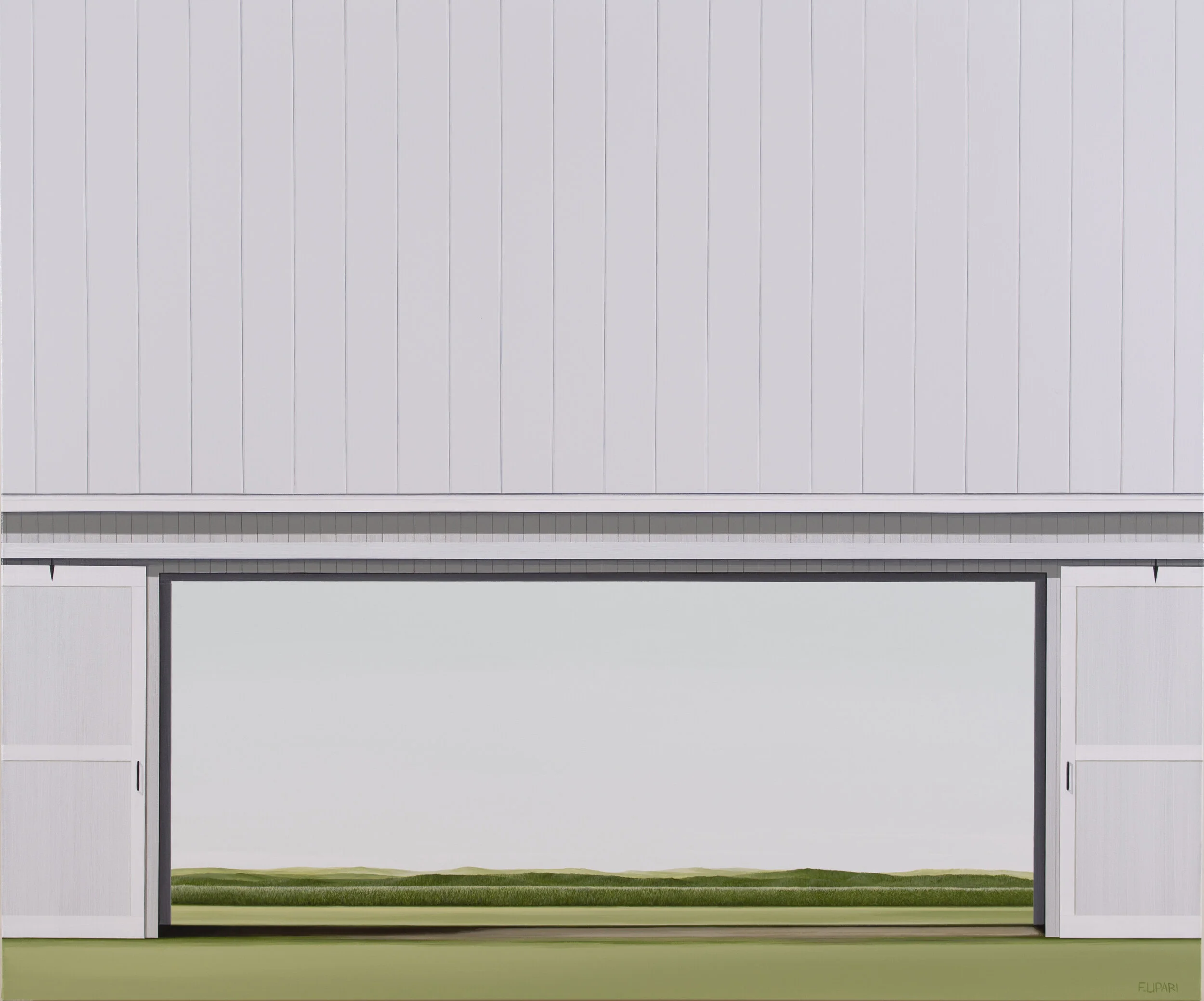   Outlook  | 2020, 40 x 48 acrylic and water pencil on canvas  