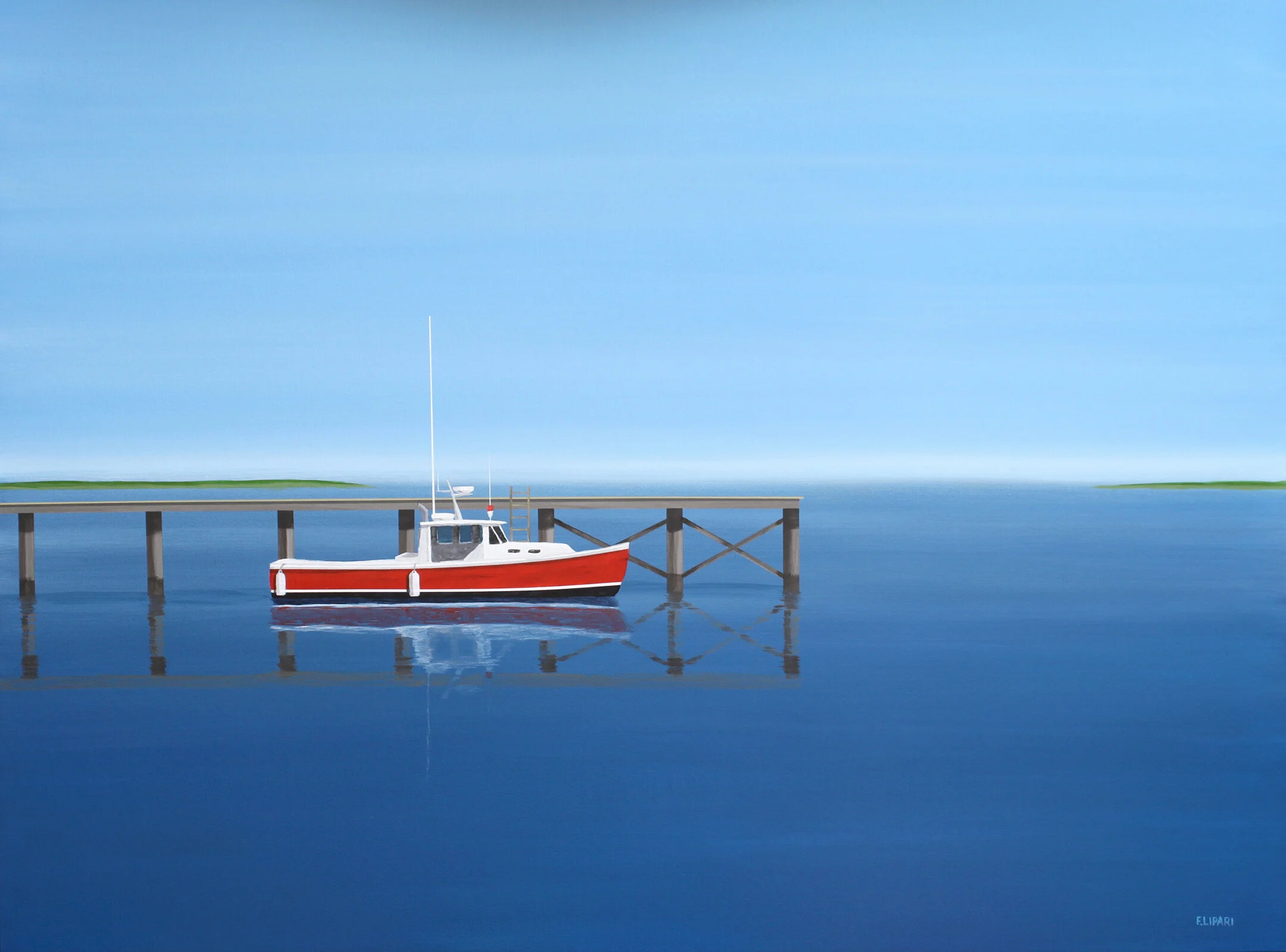   Serenity  |  2013, 40 x 30 acrylic on canvas.  