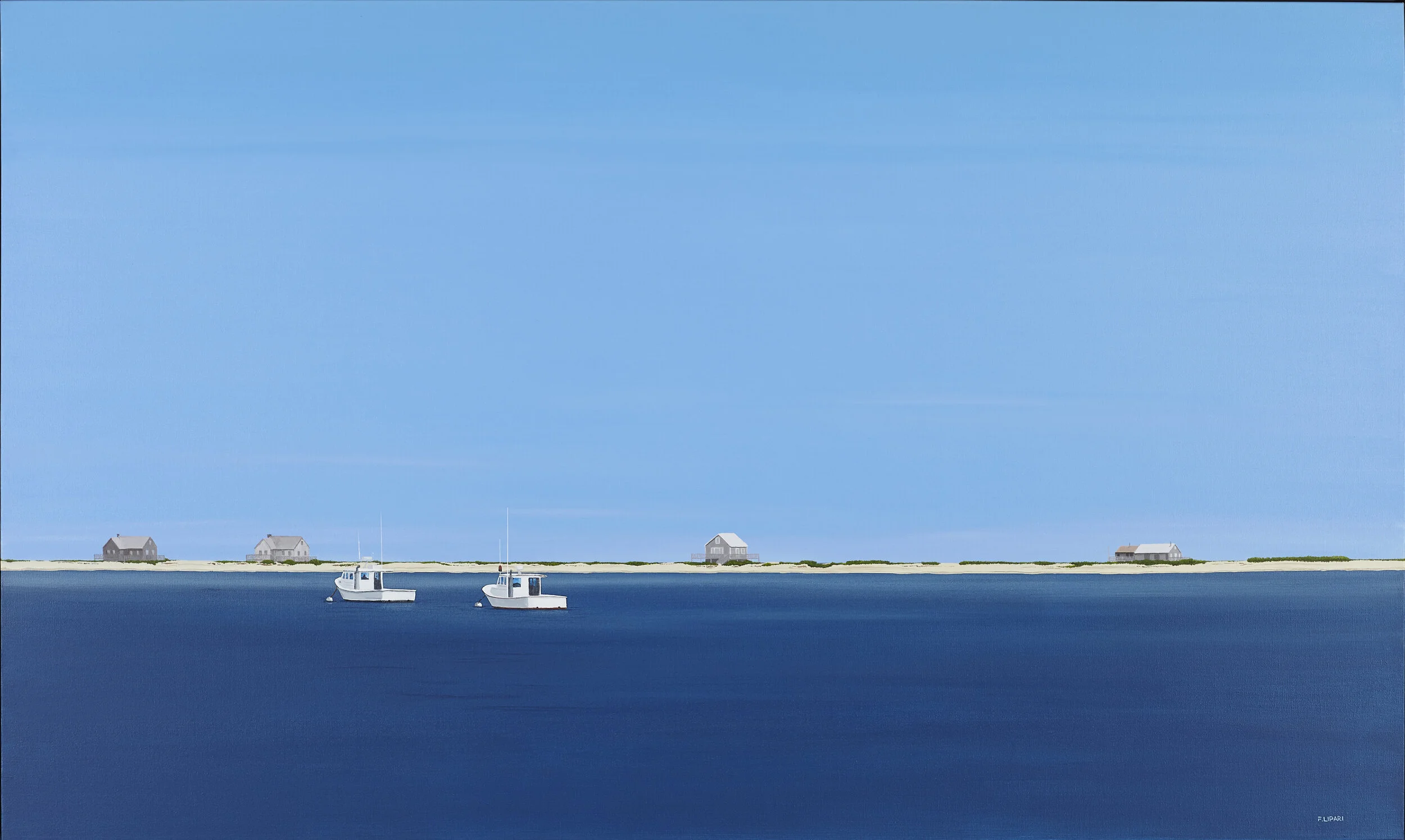   Neighbours II  | 2015, 60 x 36 acrylic on canvas.        