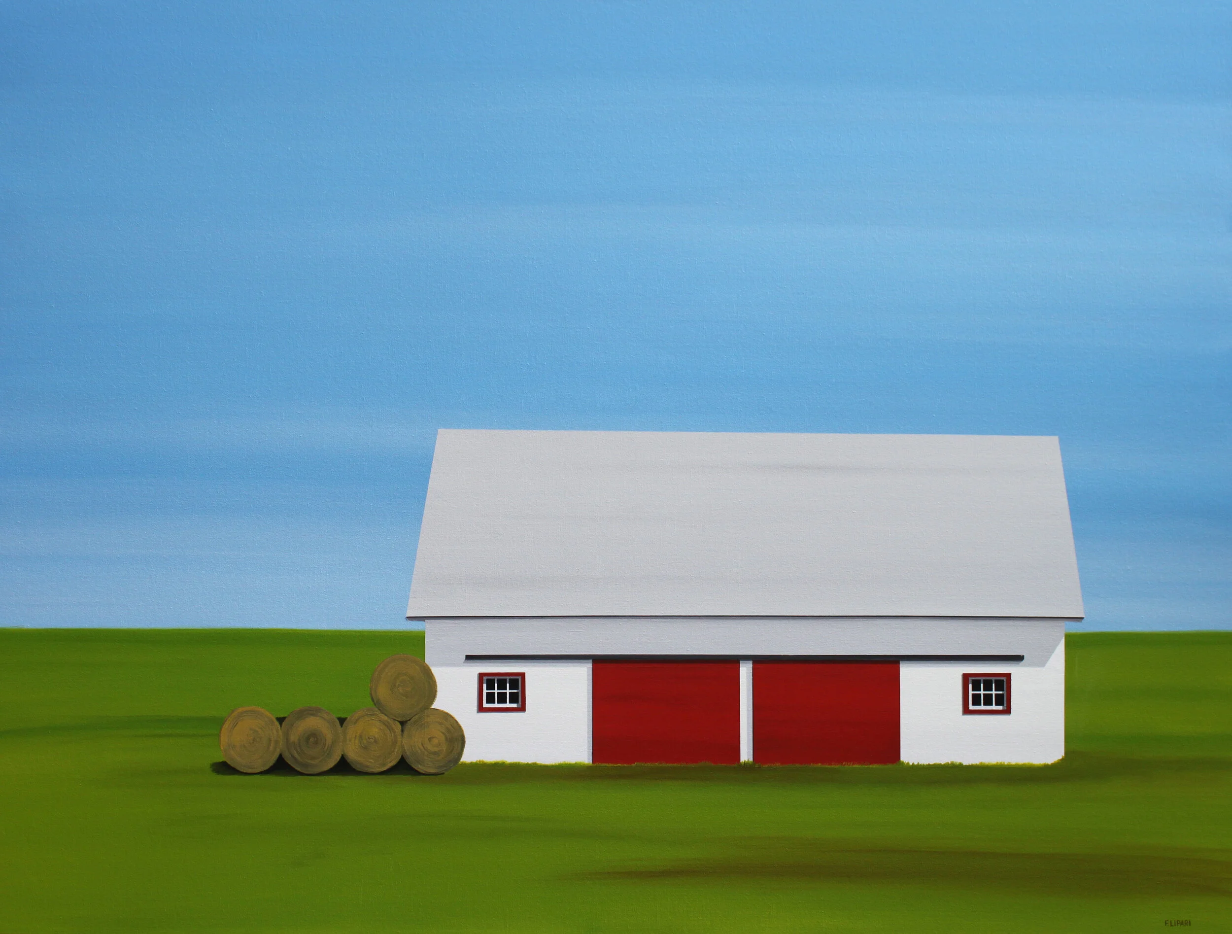   Caroline’s Barn  | 2014, 48 x 36 acrylic on canvas.  