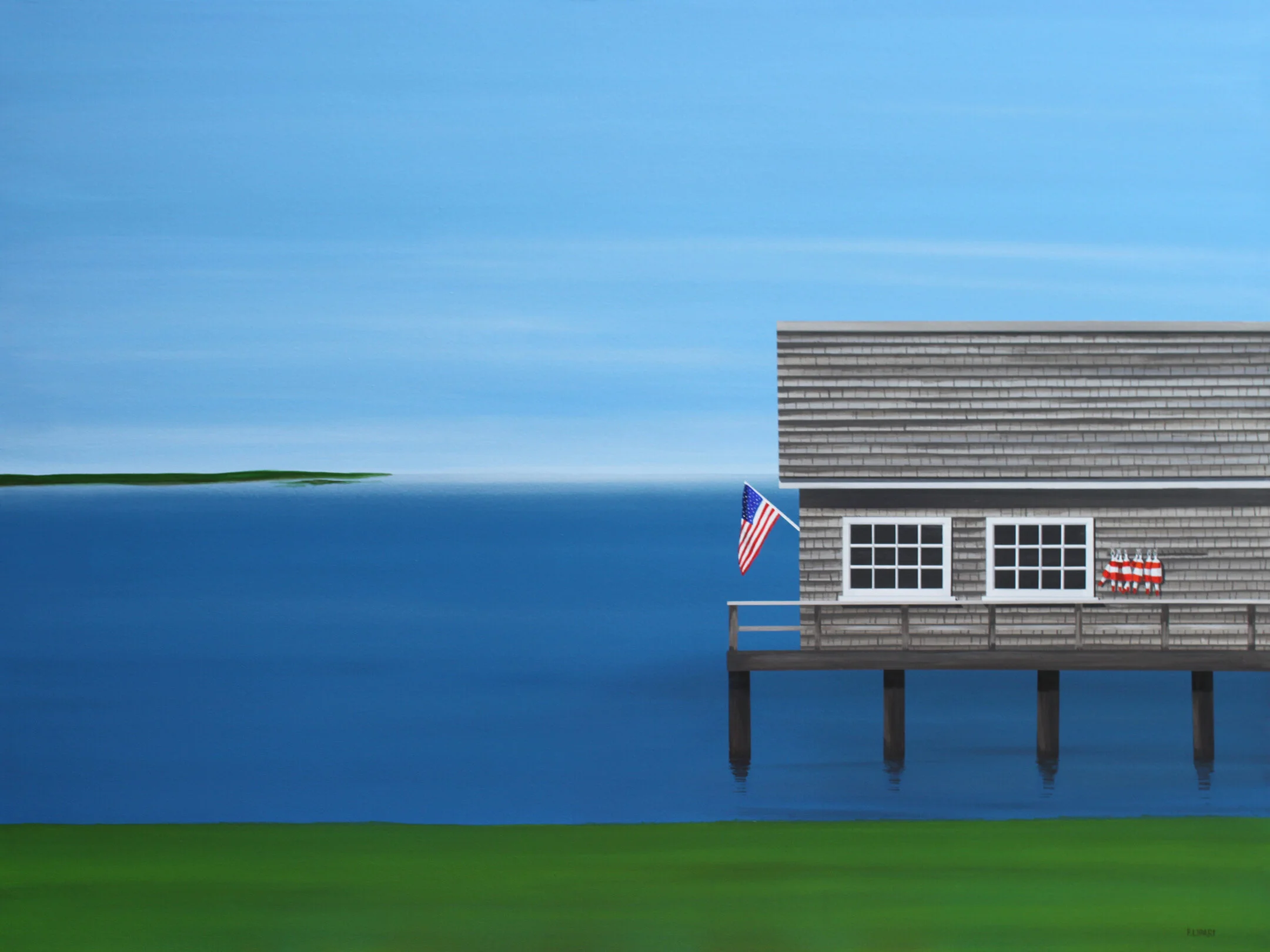   Left Behind  | 2014, 36 x 48 acrylic on canvas. 