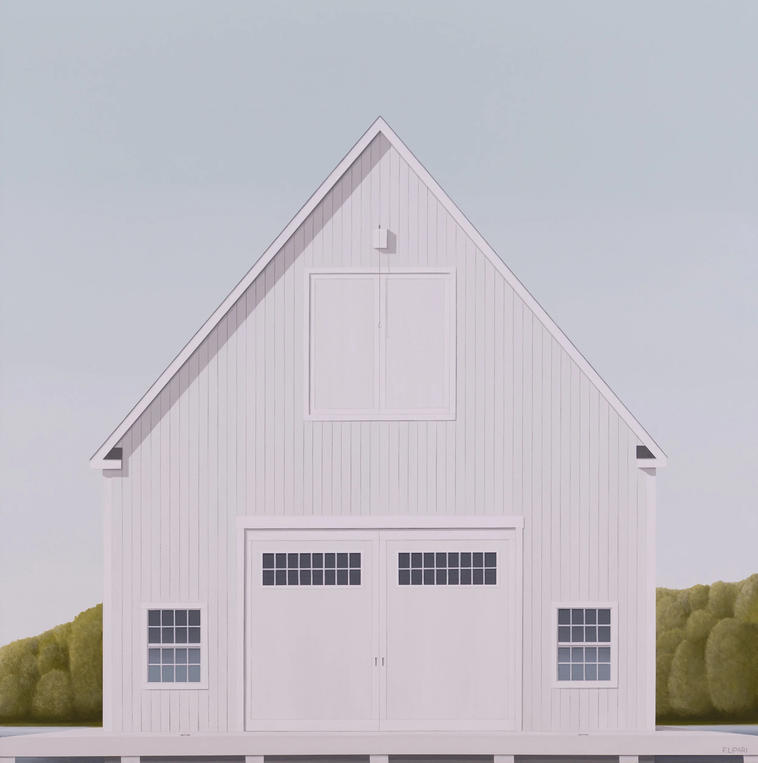   Docking  | 2021,  40 x 40  acrylic and watercolour pencil on canvas 