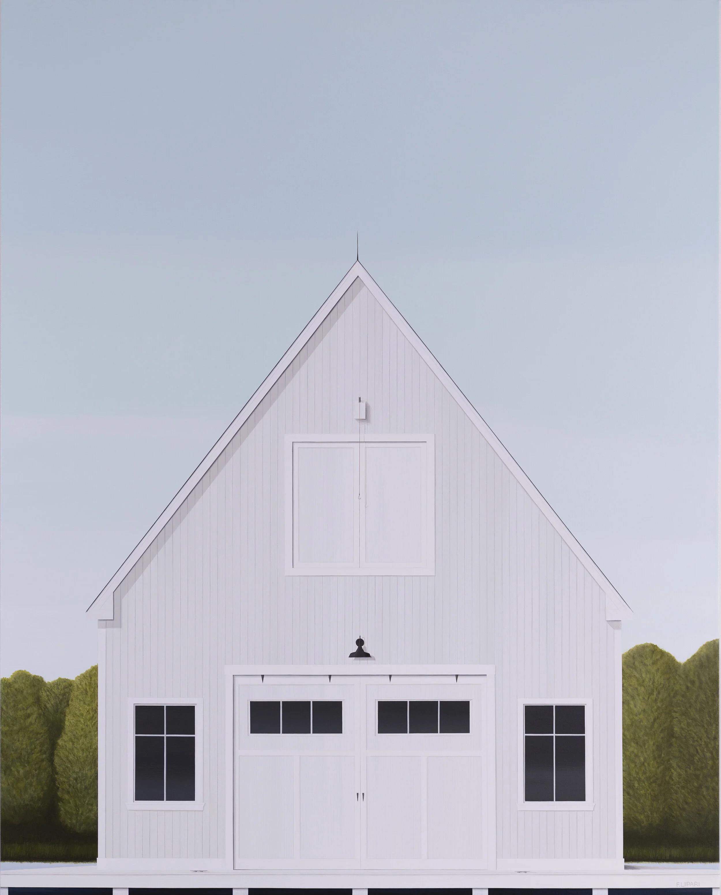   First Catch  | 2021, 60 x 48 acrylic and watercolor pencil on canvas 