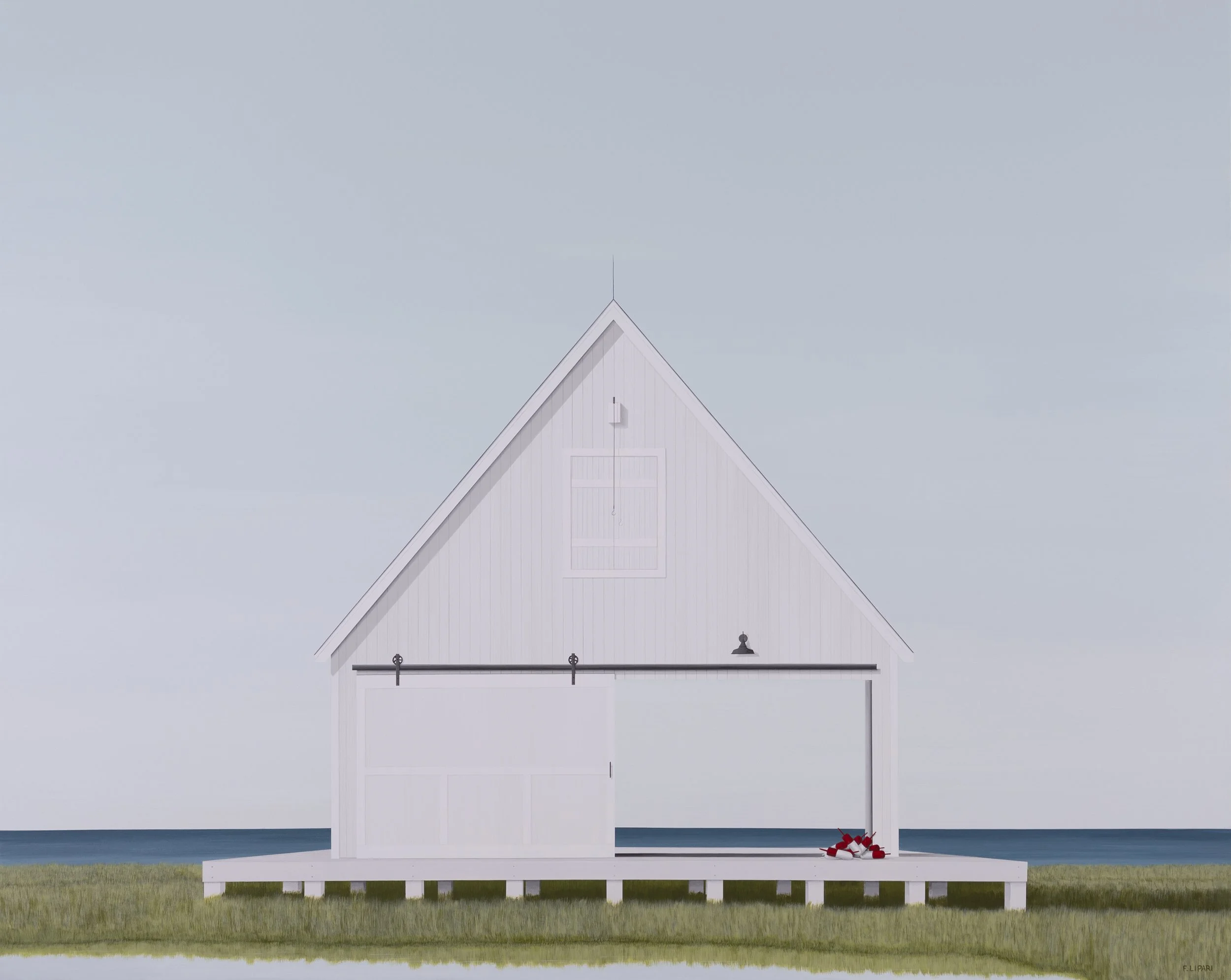   Sea Breeze  | 2022, 60 x 48 acrylic and watercolour pencil on canvas 